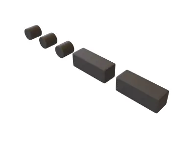 Morse Code 3 v1 001 Low-poly 3D model