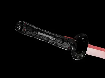Metal Gear Rising Murasama Low-poly 3D model