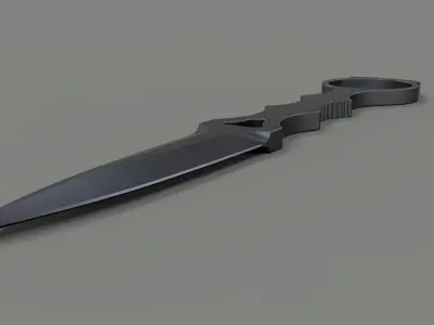 Dagger 3 knife 3D model