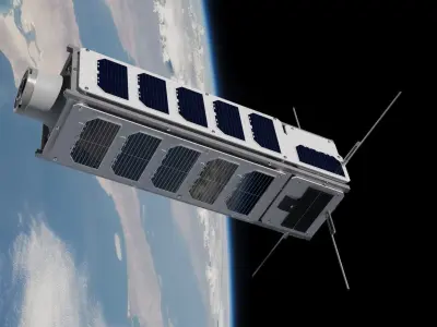 Cube Satellite - CubeSat 3D model