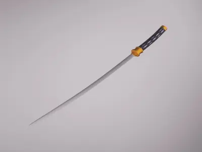 Japanese Katana  3D model