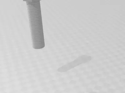 Screw and Cap 3D model