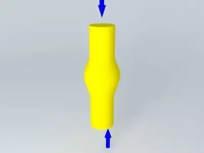 Compression strain Free 3D model