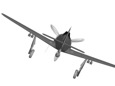 Focke-Wulf Fw 190 3D model shop