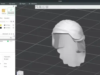 Custom3Dprint Minifigure Accessory - Minifigure Hair S2 - 100 3D print model