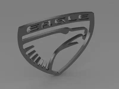 Eagle Logo 3D model