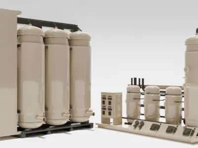 Factory KT vol01 with asset library 3D model