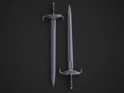 Sword 7 Low-poly 3D model
