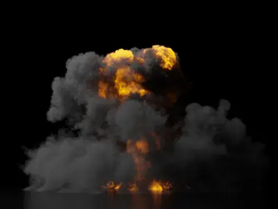 Explosiv VDB-Pack 3D model 3D model