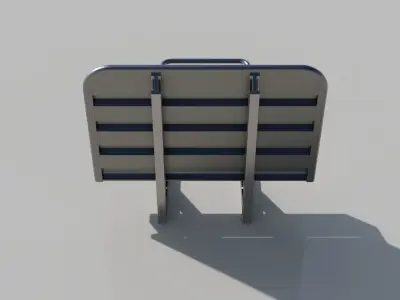 Cabin rack tool box 3D model