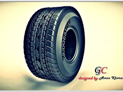 Tire tyres for sims Free 3D model