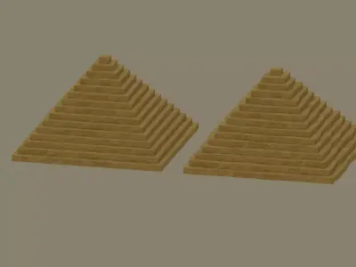 Pyramid Low-poly 3D model