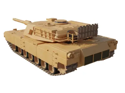 Main Battle Tank 3D model by TheHarryAli - PBR