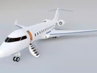 PRIVATE JET 3D model by bongkarn