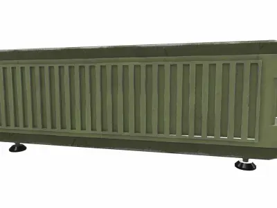 Radio military 1 3D model