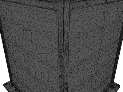 Industrial Honeycomb Radiator Core Module 3D model
