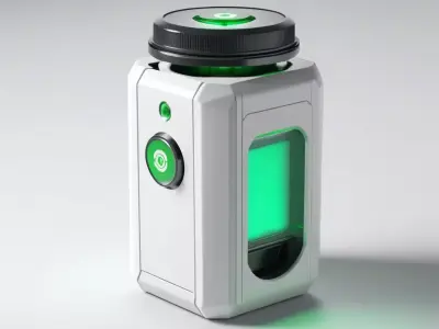 SciFi Energy Container Vial 3D model