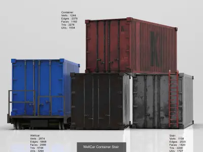 Warehouse Pack Low Poly 