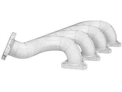 Engine detail 01 3D model