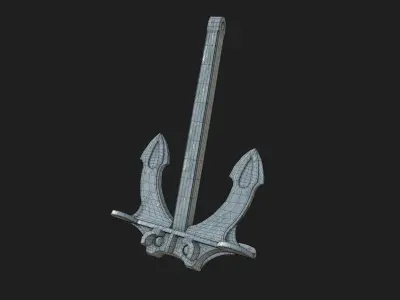Anchor Low-poly 3D model