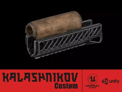 AK - Handguard - B10  Low-poly 3D model