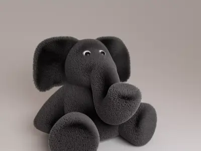 Elephant 3D model buy