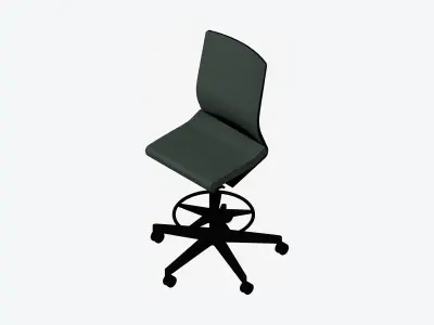 Chair - Office - Worksmart - Counter - Type 2 Low-poly 3D model