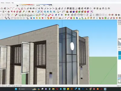 Retail shop exterior 3d model 3D model
