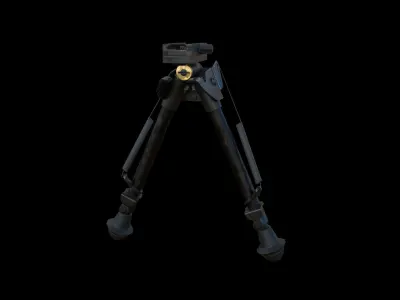 Bipod Low-poly 3D model