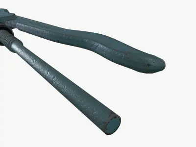 pipe wrench s type 3D model