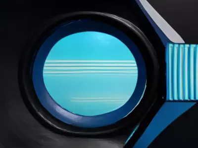 Futuristic SciFi Projector Light 3D model