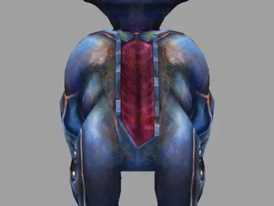 robot dog Low-poly 3D model