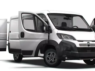 Citroen e Jumper Van L1H1 HQ Interior 2025 3D model