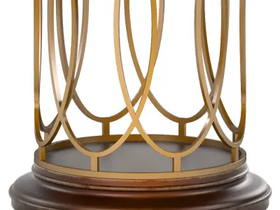 Avalon Heights-Neo Deco Pedestal Table 3D model