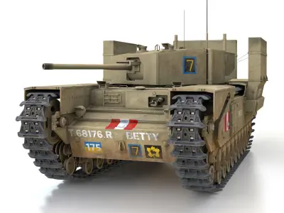 Churchill MK III - Betty 3D model