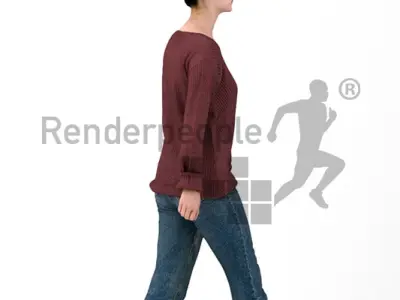 Ayaka 4D 001 Walking