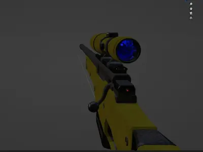 AWP-AWM Lapua 338 ARMA 2 DAYZ INSPIRED Low-poly 3D model