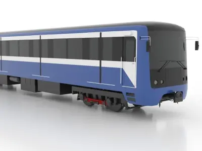 Subway Train 81-7021 2nd Generation  Low 3D Model Pack