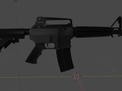 Gun-M4A1 rifle 3D model