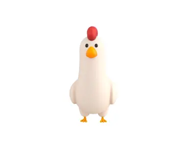 Character160 Chicken 3D model