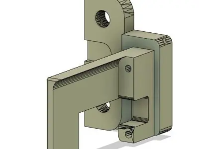 Ender 3D Extruder motor holder 3D print model
