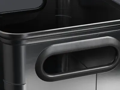 Aluminum Container 001 XS 3D model