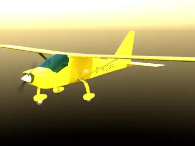 Ultralight  Airplane Symphonie 3D model