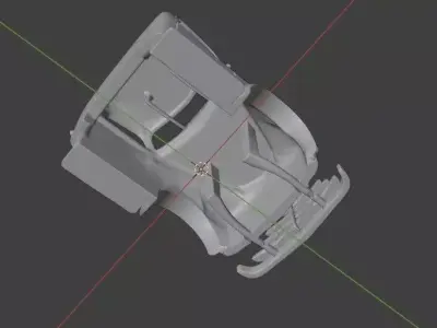 1948 Dodge B series truck cab 3D print model