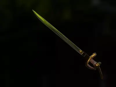 Dhop Sword  3D model