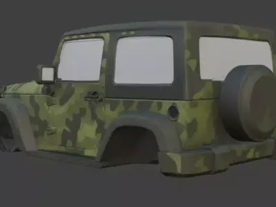 Jeep upper part 3D model