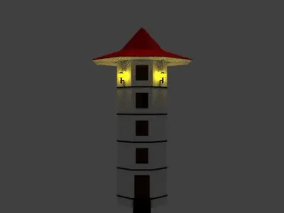Watch Tower 3D model