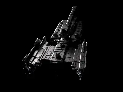 Paris Class Heavy Frigate 3D model