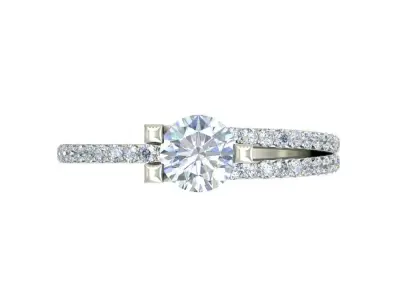 Wedding Ring  3D print model 113