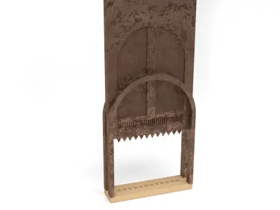 Jabbas Palace Door 1-12 Scale Blackseries 3D print model
